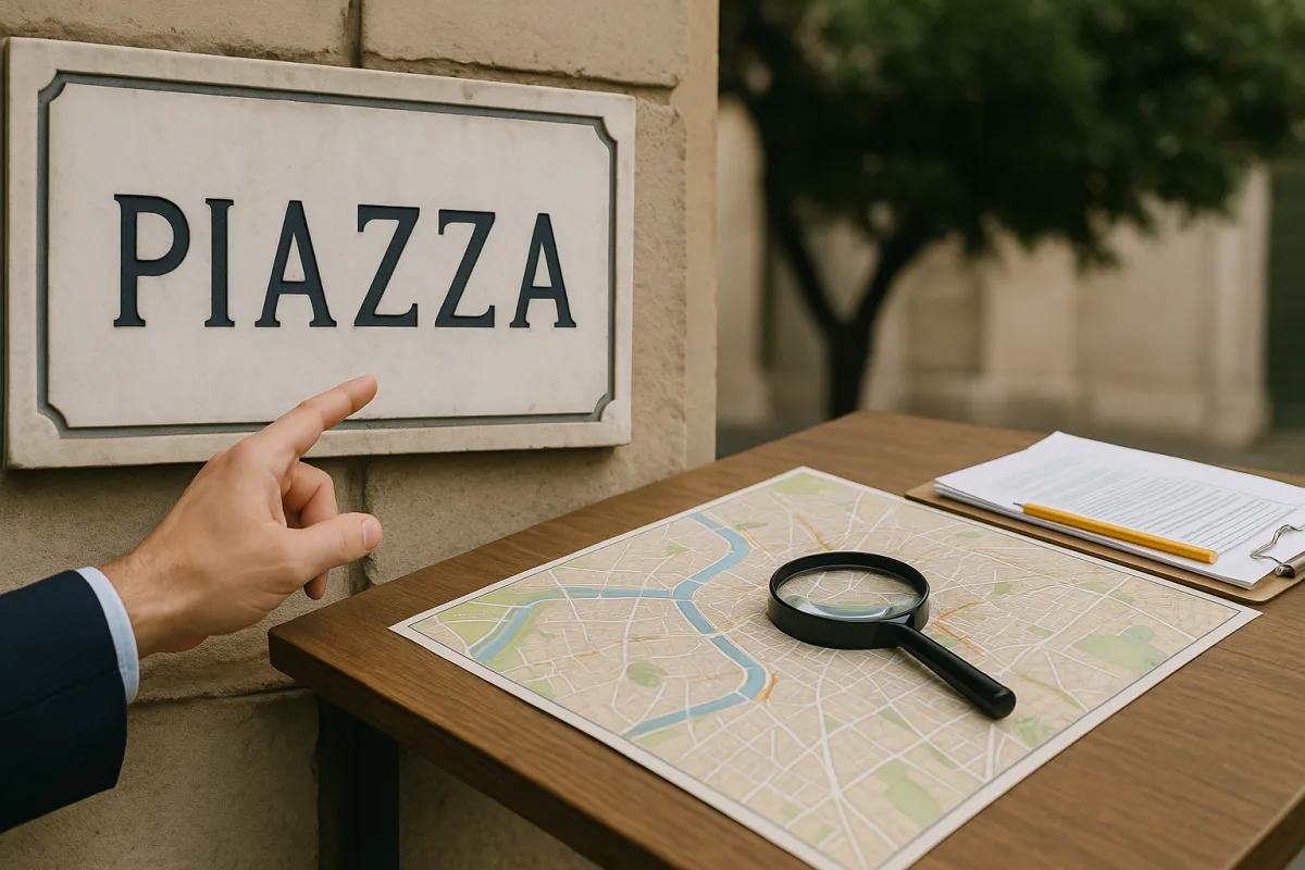 Come vengono scelti i nomi di vie e piazze? Un procedimento ricco di curiosità
